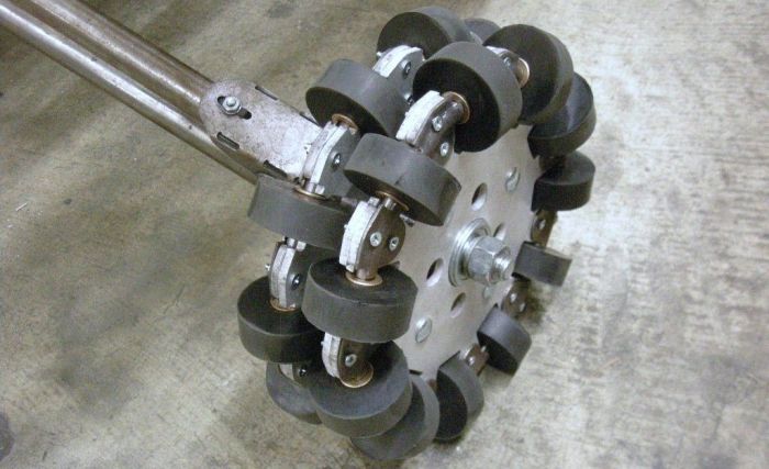 Канадец изобрел колесо, позволяющее ездить боком (3 фото + видео)