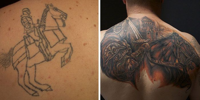 Исправленные татуировки (30 фото)