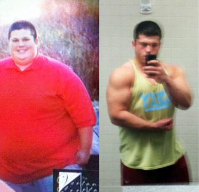 Парень, страдавший от ожирения, похудел на 95 кг (12 фото)