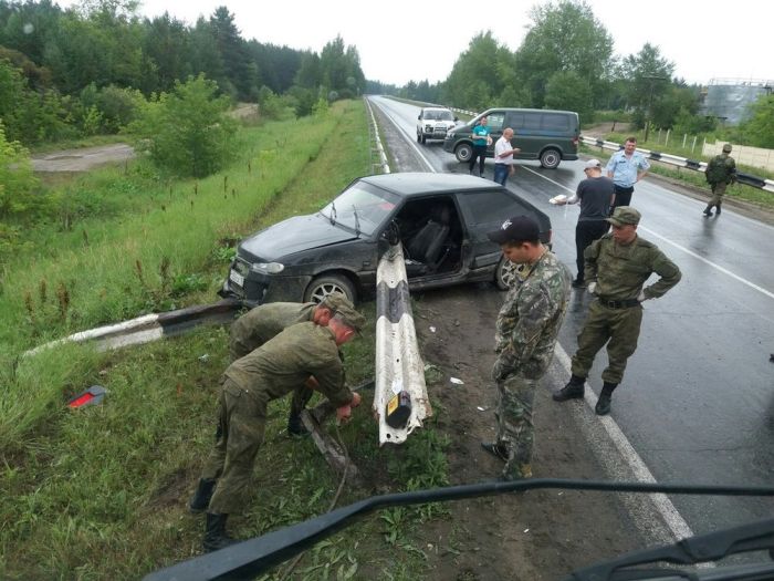 Вот что значит, чудом выжить в аварии (2 фото) Вот что значит, чудом выжить в аварии (2 фото)
