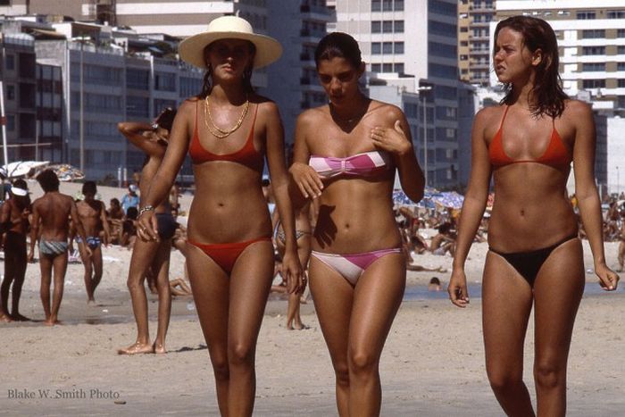 Пляжная жизнь Рио-де-Жанейро в конце 70-х годов (22 фото)