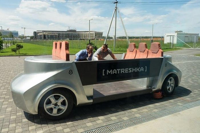Концептуальный отечественный беспилотный автомобиль MATRESHKA (5 фото)