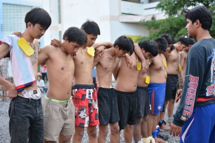 Суровое «посвящение» тайских первокурсников (28 фото)