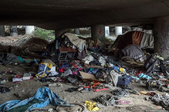 Сиэтл - столица бездомных США (44 фото)