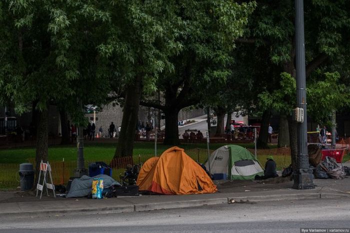 Сиэтл - столица бездомных США (44 фото)