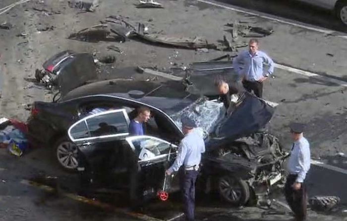 Личный водитель Путина погиб в ДТП (3 фото + видео)