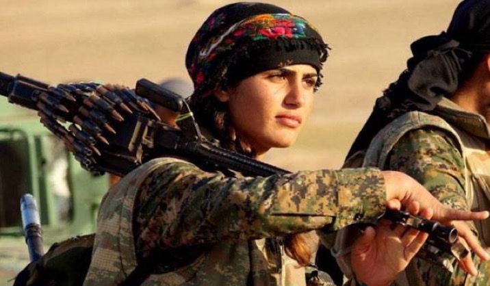 В Сирии погибла «курдская Анджелина Джоли» Асия Сантар (3 фото)