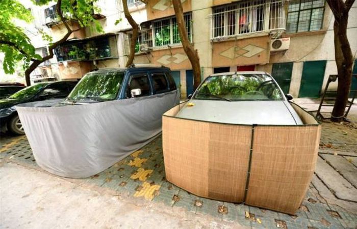 Китайская защита автомобиля от грызунов-вредителей (8 фото)