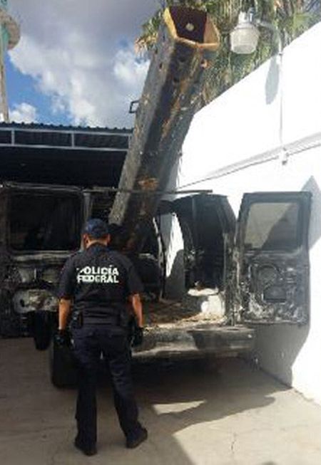 В Мексике у американской границы обнаружили пушку для переброски наркотиков (2 фото)
