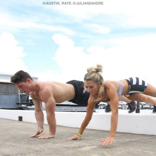 Отличная мотивация от американской фитнес-пары (15 фото + видео)