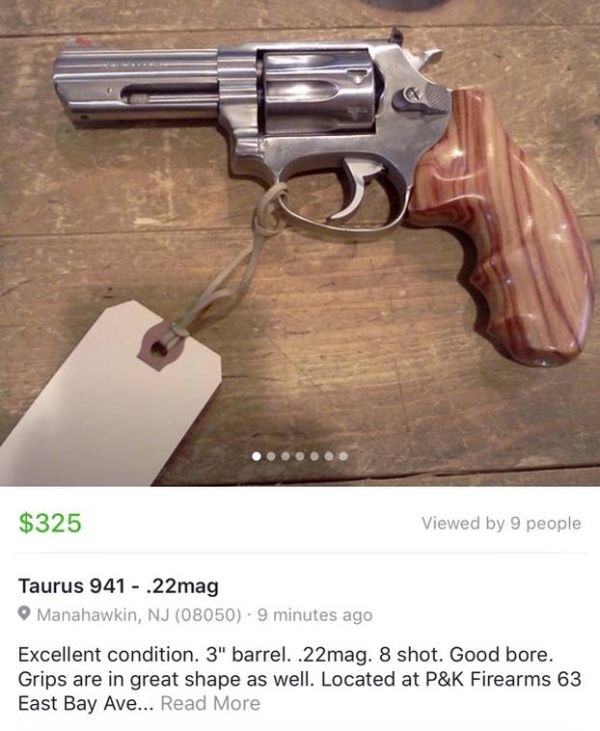 На торговой площадке Facebook обнаружили объявления о продаже оружия и людей (4 скриншота)