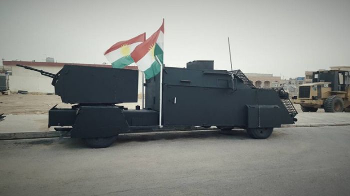 Самодельная бронетехника курдского ополчения (5 фото)