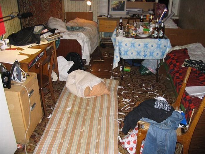 Студенческая жизнь в общежитиях (25 фото)