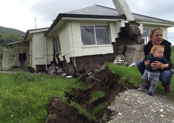 Разрушительное землетрясение в Новой Зеландии (20 фото + видео)