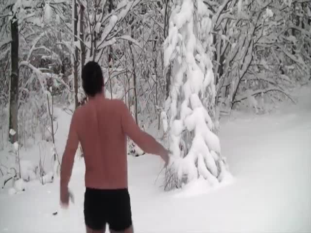 Встреча первого снега в Норвегии