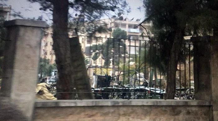 В Алеппо обстреляли российский мобильный госпиталь (4 фото + видео)