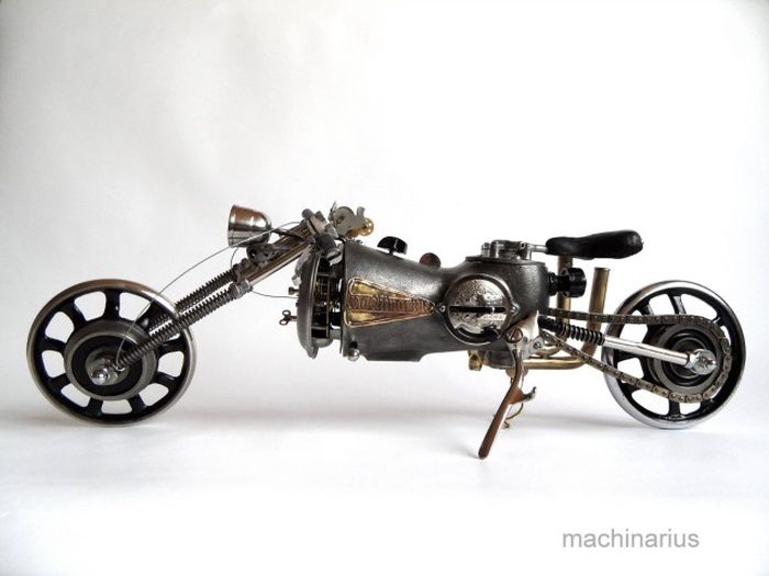 Великолепные стимпанк-роботы от Машинариуса (44 фото)