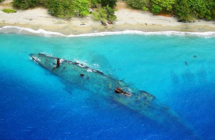 Отголоски Второй мировой на островах Тихого океана (34 фото)