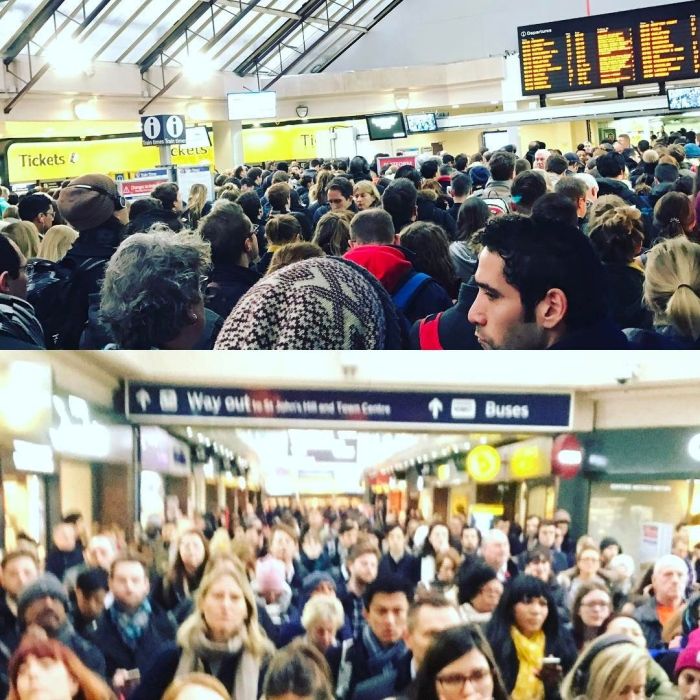 Забастовка сотрудников лондонского метро привела к транспортному коллапсу (11 фото)