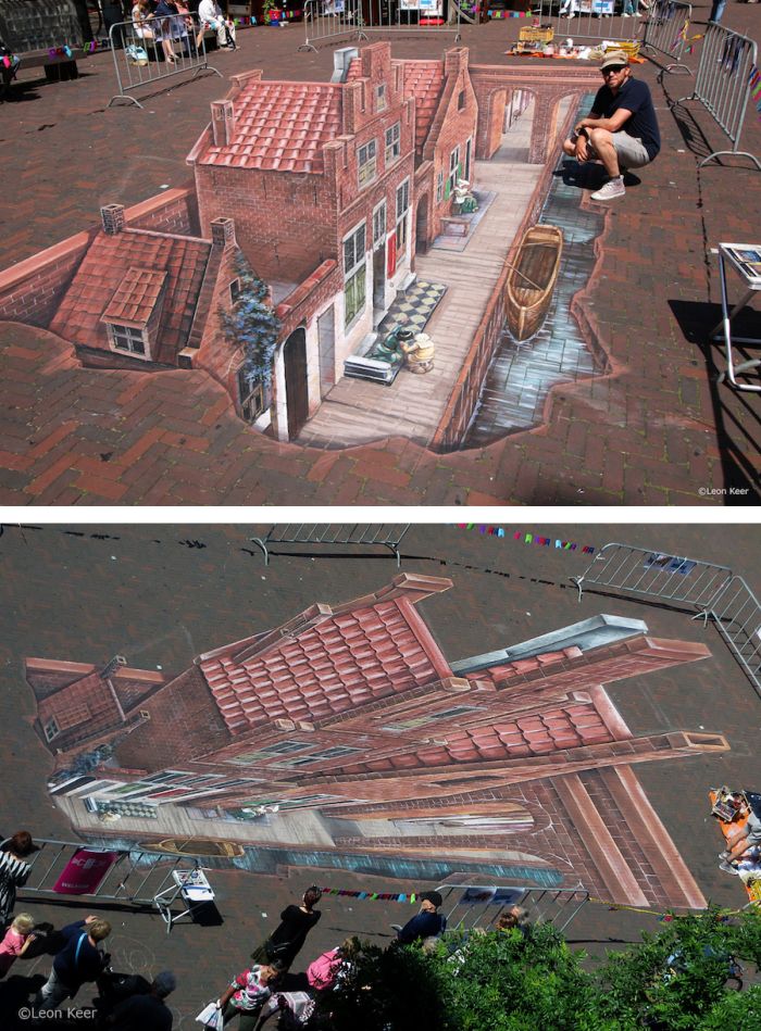 3D-рисунки от уличных художников (21 фото)