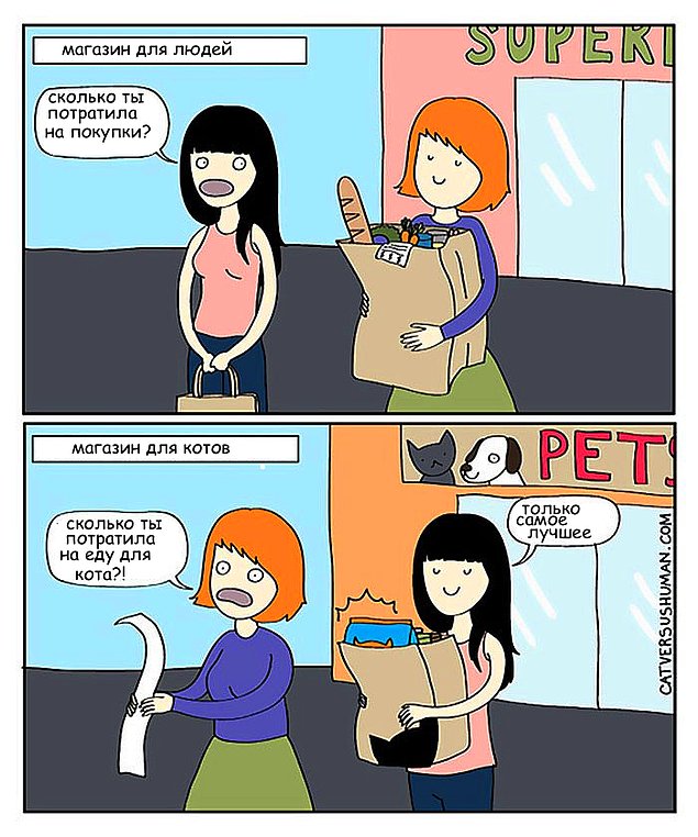 Проблемы жизни с котом в забавном комиксе (33 картинки)