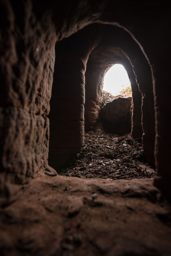 Кроличья нора 700 лет скрывала за собой вход в пещеру тамплиеров (7 фото)