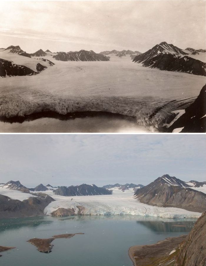 Как изменение климата влияет на состояние ледников (7 фото)
