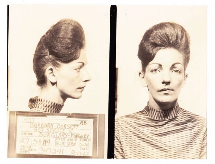 Магшоты американских преступниц 60-х годов XX века (19 фото)