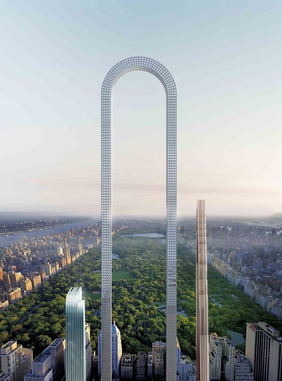 В Нью-Йорке хотят построить самый длинный небоскреб (8 фото)