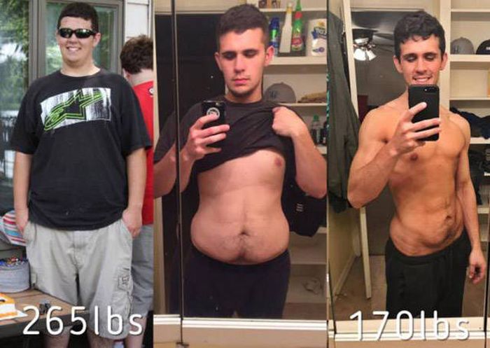 Мотивирующие фото людей, поборовших лишний вес(41 фото)