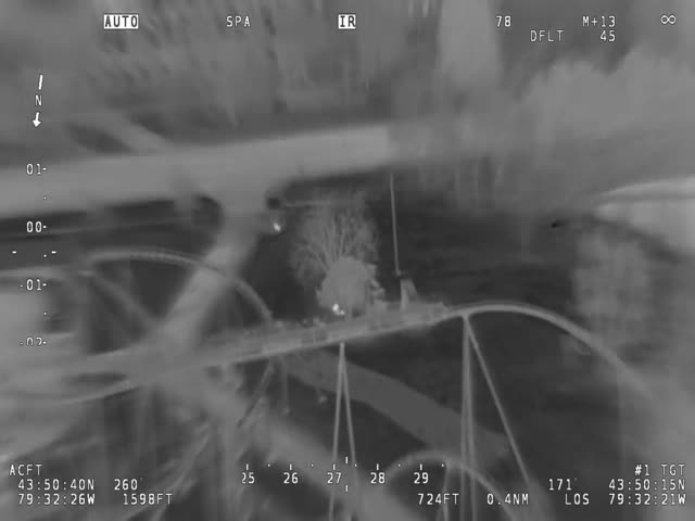 В Канаде полиция использовала вертолет и кинологов, чтобы поймать подростков, укравших конфеты