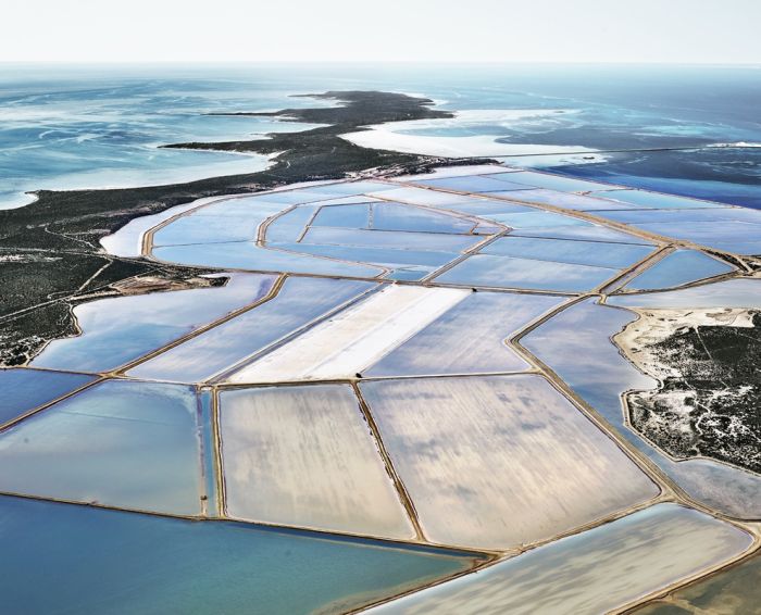Соляные поля Австралии и Северной Америки с высоты птичьего полета (35 фото)