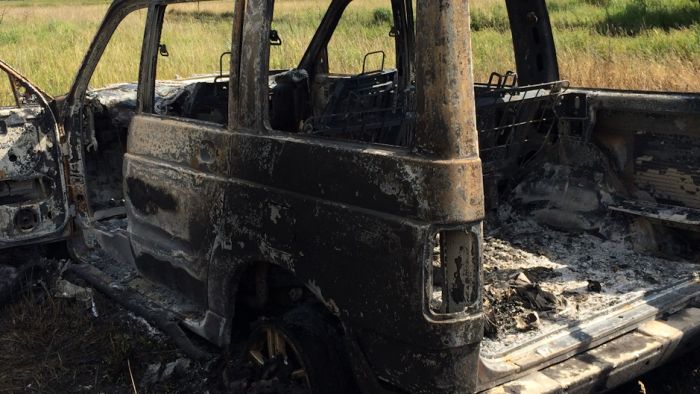 УАЗ требует деньги с водителя сгоревшего внедорожника «Патриот» (9 фото)