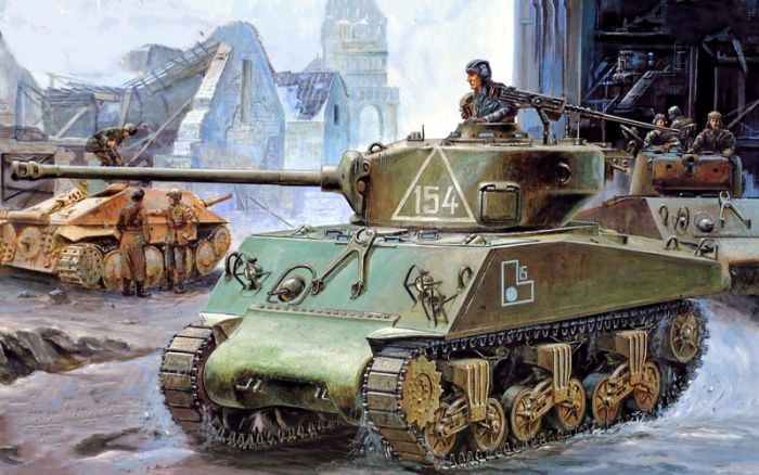 Интервью советского танкиста, воевавшего на танках союзников (22 фото)