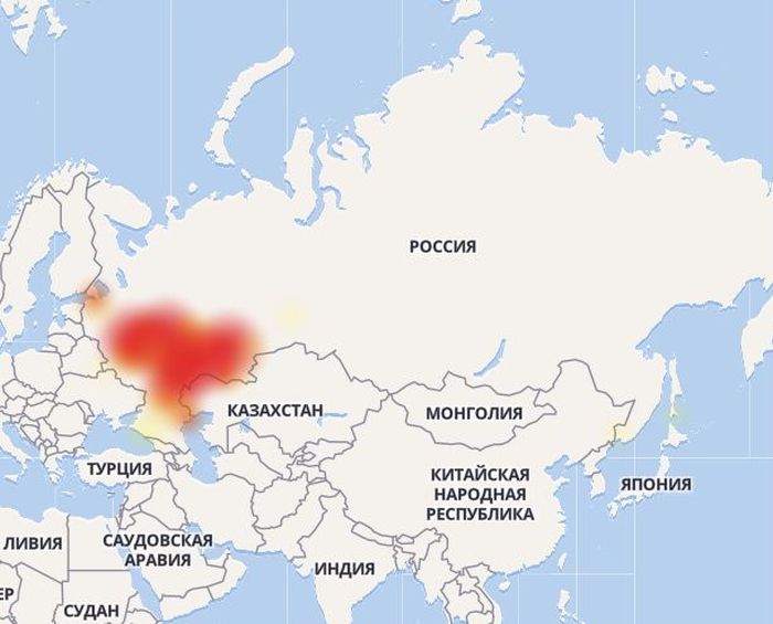У российских мобильных операторов появились проблемы со связью (5 фото)