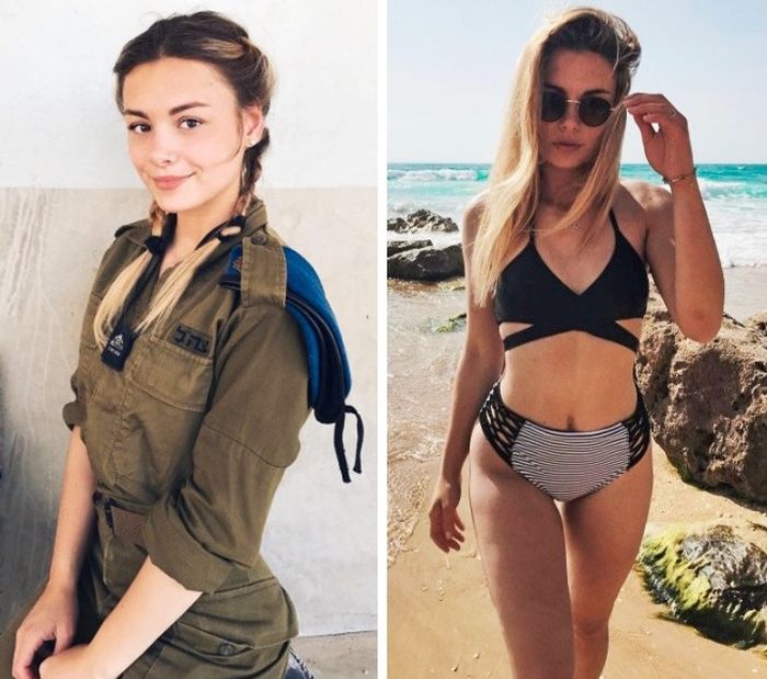 Прекрасные девушки в израильской армии (18 фото)