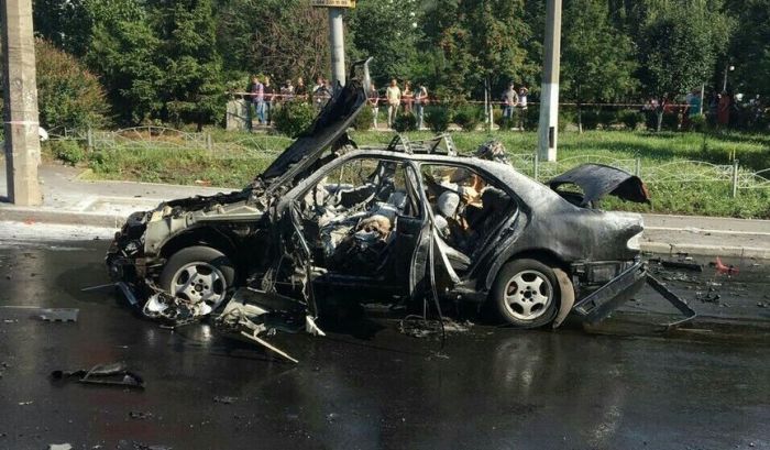В Киеве в результате теракта погиб чиновник Минобороны (3 фото + видео)