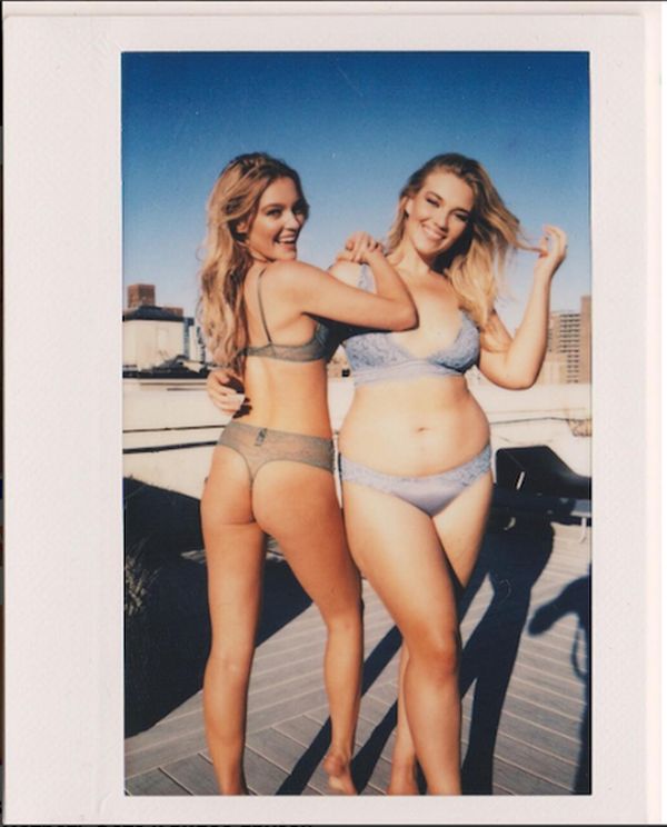 Такие разные модели Джорджиа Гиббс и Кейт Уэсли (12 фото)