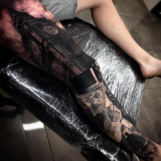 Реалистичные татуировки от Дрю Апиктура (40 фото)