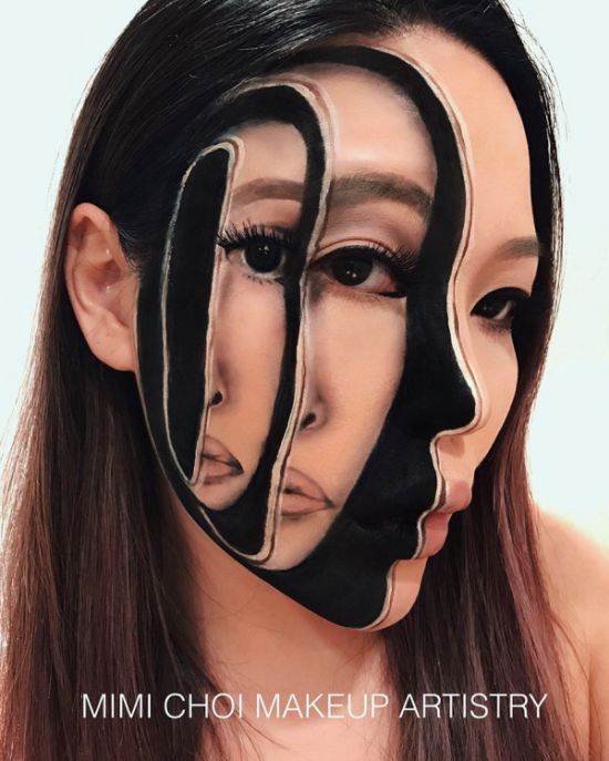 Мими Чой создает оптические иллюзии при помощи макияжа (30 фото)
