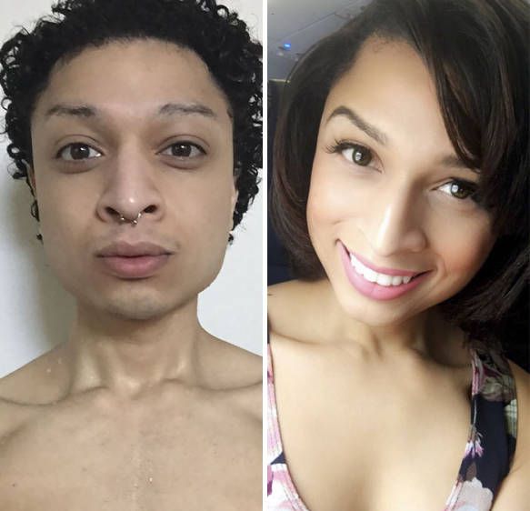Трансгендеры до смены пола и после (25 фото)