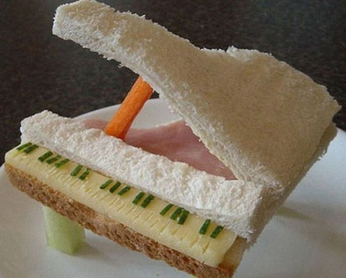 Забавные бутерброды (32 фото)