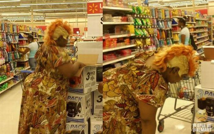Странные посетители американских супермаркетов (41 фото)