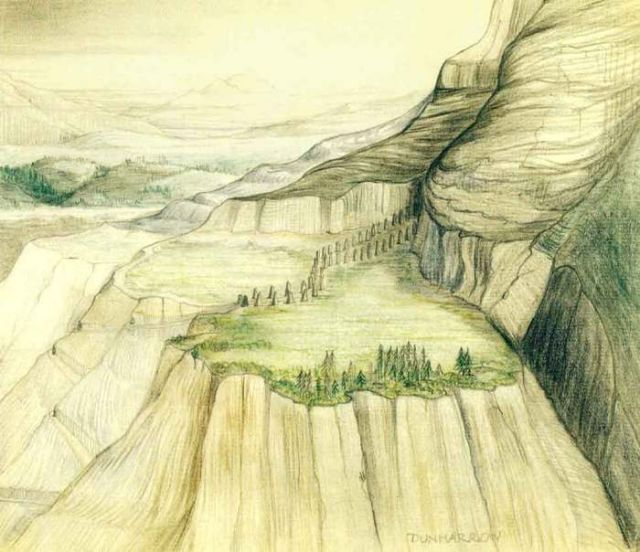 Иллюстрации писателя Джона Толкина к своим произведениям (15 рисунков)