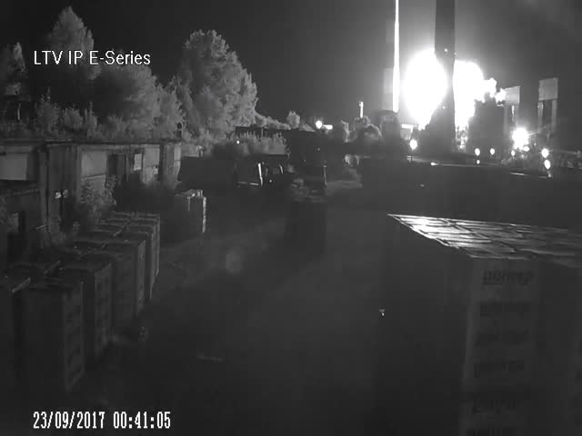 Взрыв на Рязанской ГРЭС с камер видеонаблюдения