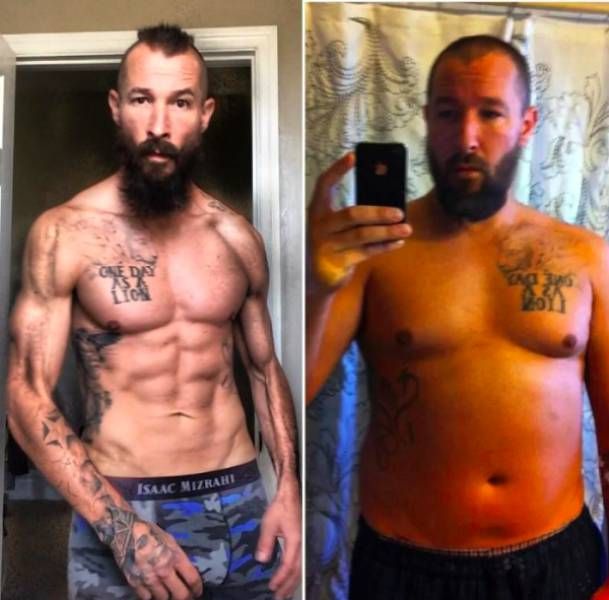 Мужчина похудел на 30 кг и занялся ММА, чтобы пережить развод (7 фото)