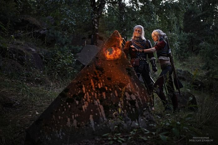 Ведьмак и Цири от московских косплееров (26 фото)