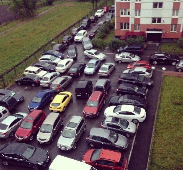 Автохамы паркуют свои автомобили (29 фото)