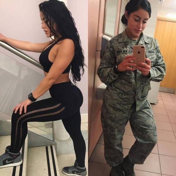 Алисия Македо - восхитительная военнослужащая армии США (15 фото)