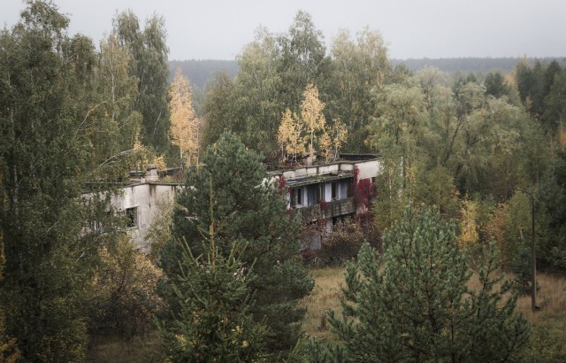 Заброшенный поселок Солнечный в Белоруссии (39 фото)